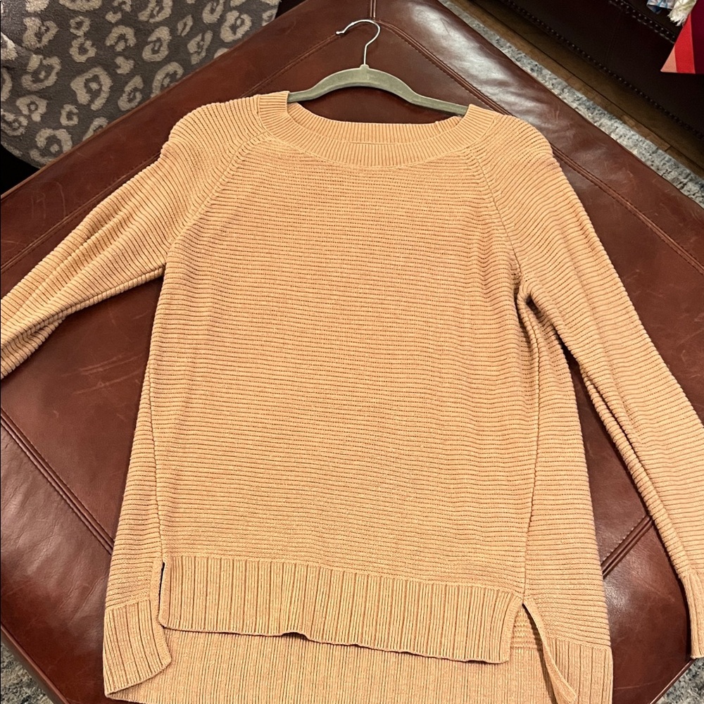 Old Navy Women's Ribbed Crew Neck Sweater - Tan